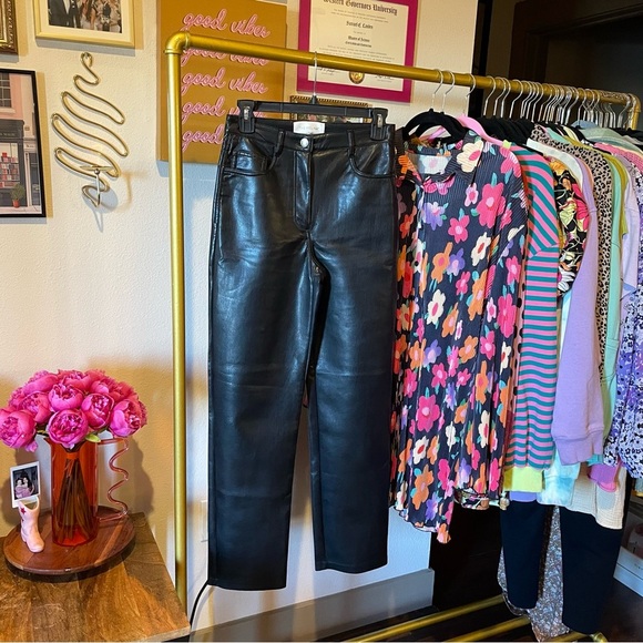 Wilfred Melina Faux Leather Straight Leg Pant - Picture 9 of 10